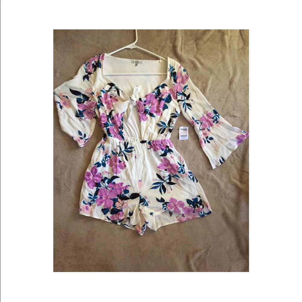 Charlotte Russe Floral Romper